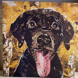 Dog Art Canvas Dachshund